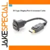 Panel Mount DisplayPort 1.4 Connector 0.2m