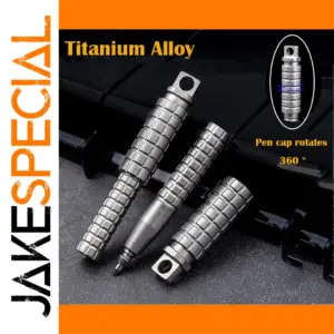 Titanium Tactical Pen 3-inch TC4 Gray