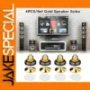 Gold-Plated Speaker Isolation Spikes Set