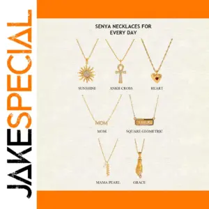 Stainless Steel Geometric Pendant Necklace for Women