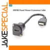 Panel Mount HDMI Extender 1080p 1.4, Black