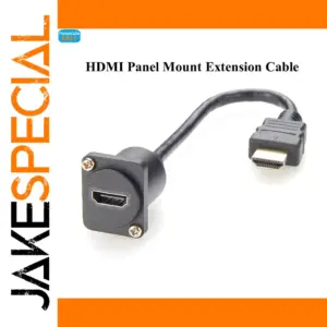 Panel Mount HDMI Extender 1080p 1.4, Black