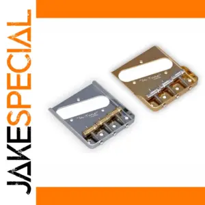 Vintage Chrome Brass Guitar Bridge with 10.8mm Spacing