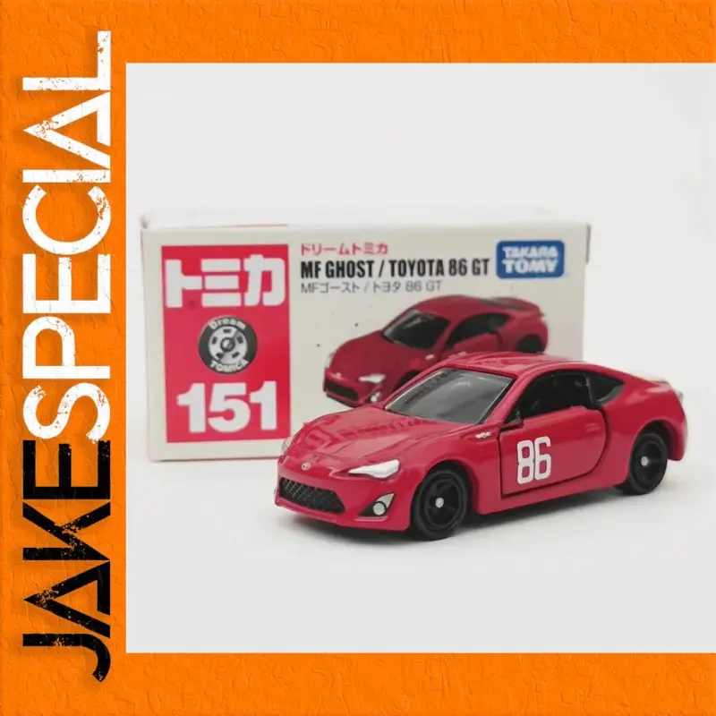 The Vibrant Red Toyota 86 GT Diecast Model from Initial D Series 1 e637bba84bbf4317a91c6da1 product image