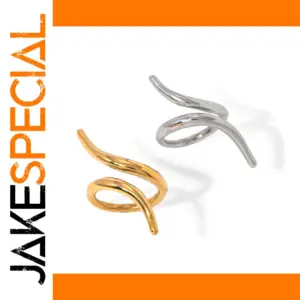 Modern Geometric Stainless Steel Women's Ring JDR2401015