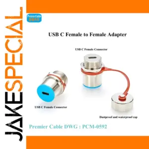 Rugged Waterproof USB C Adapter for Outdoor Use