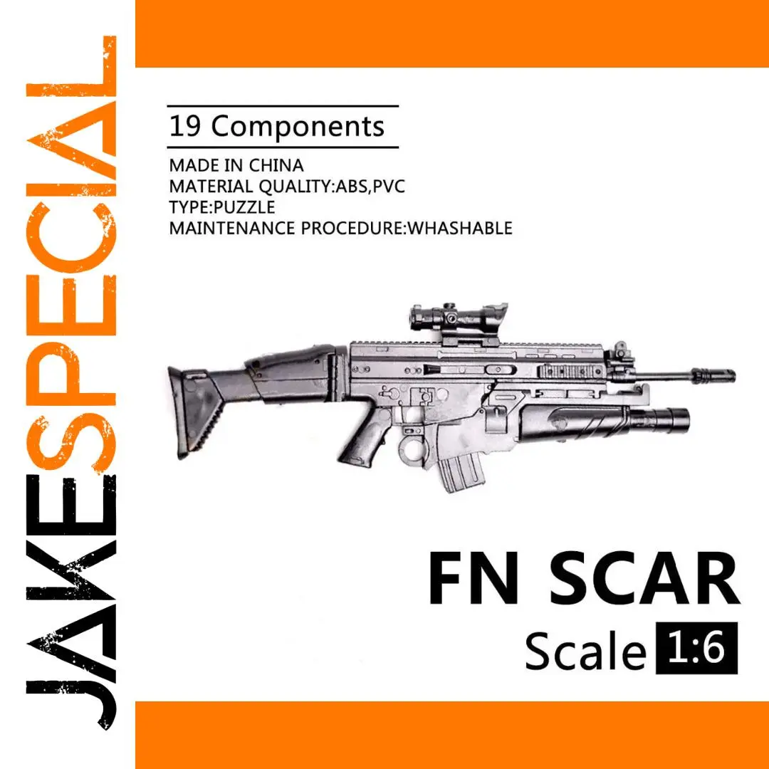 1:6 Scale FN Scar Assault Rifle Model 1 1:6 Scale FN Scar Assault Rifle Model