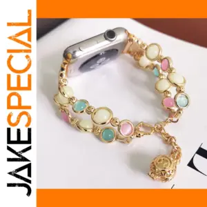 Beaded Apple Watch Bracelet 38-49mm Stainless Steel