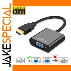 HDMI to VGA Adapter for PC and Laptop