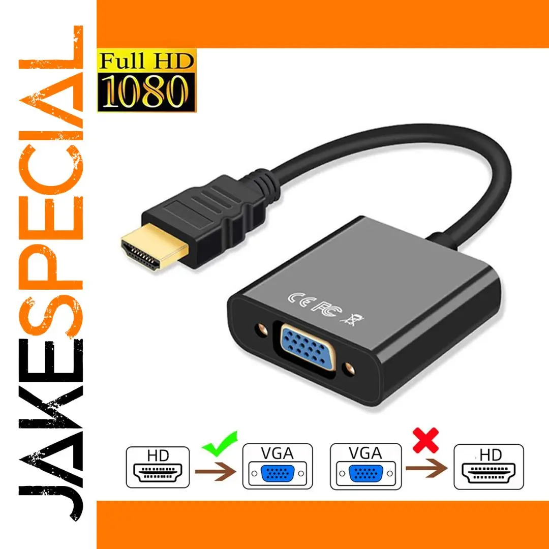 HDMI to VGA Adapter for PC and Laptop 1 HDMI to VGA Adapter for PC and Laptop