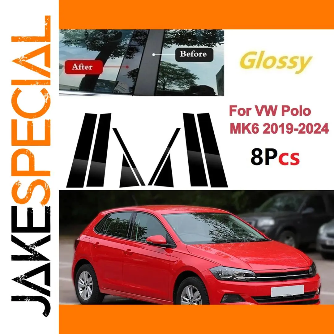 Volkswagen Polo MK6 2019-2024 Pillar Post Covers Set 1 Volkswagen Polo MK6 2019-2024 Pillar Post Covers Set