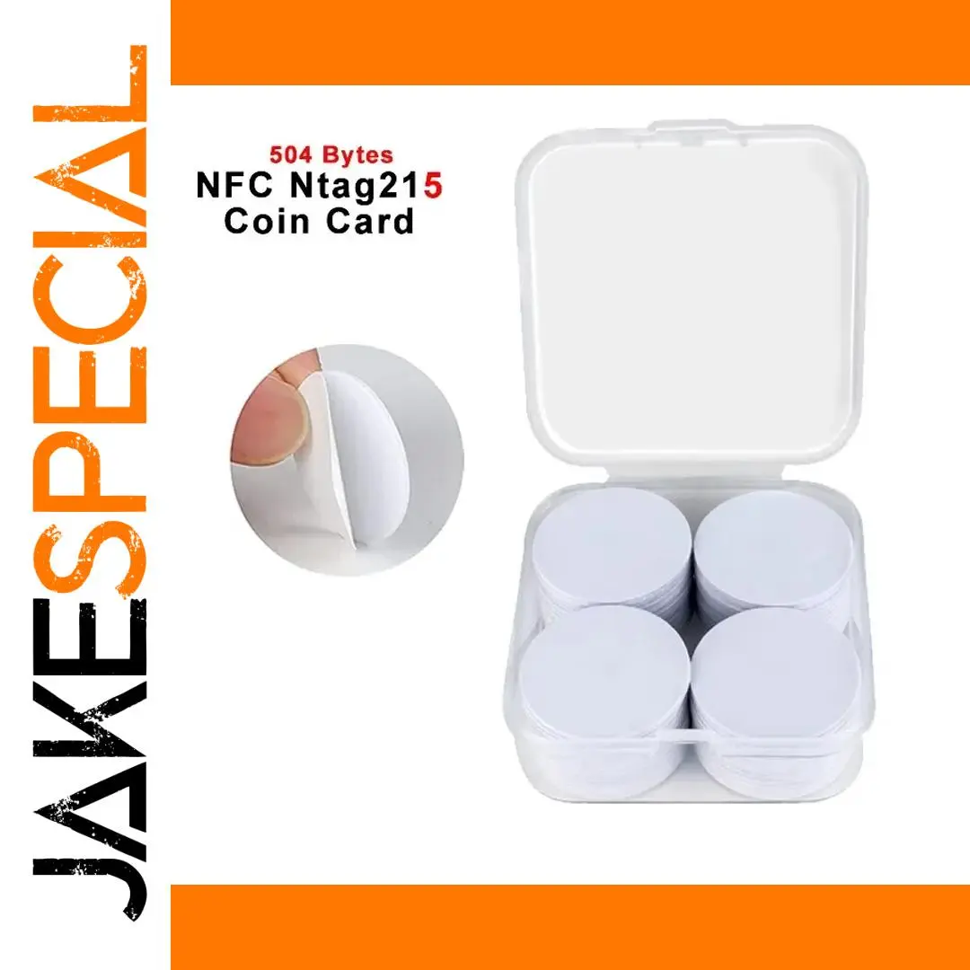 White NFC Smart Tags Set 20 or 50 Pack 1 White NFC Smart Tags Set 20 or 50 Pack