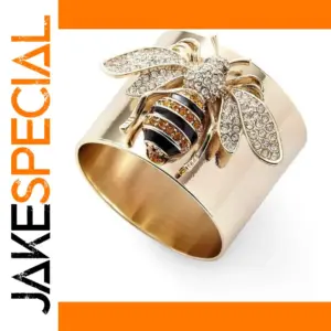 Gold Bee Ring for Women in US Sizes 5-11