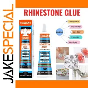 FIXWANT Rhinestones Glue 50ml Precision Adhesive