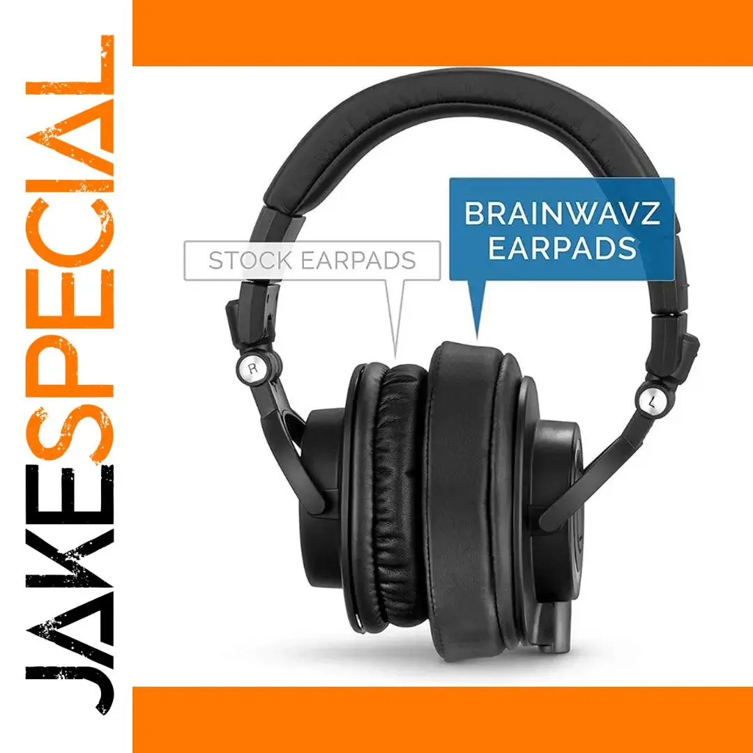 Leather Ear Pads for Headphones 110x80mm 1 Leather Ear Pads for Headphones 110x80mm