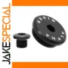 Black Anodized Aluminum Engine Plug Cover Set