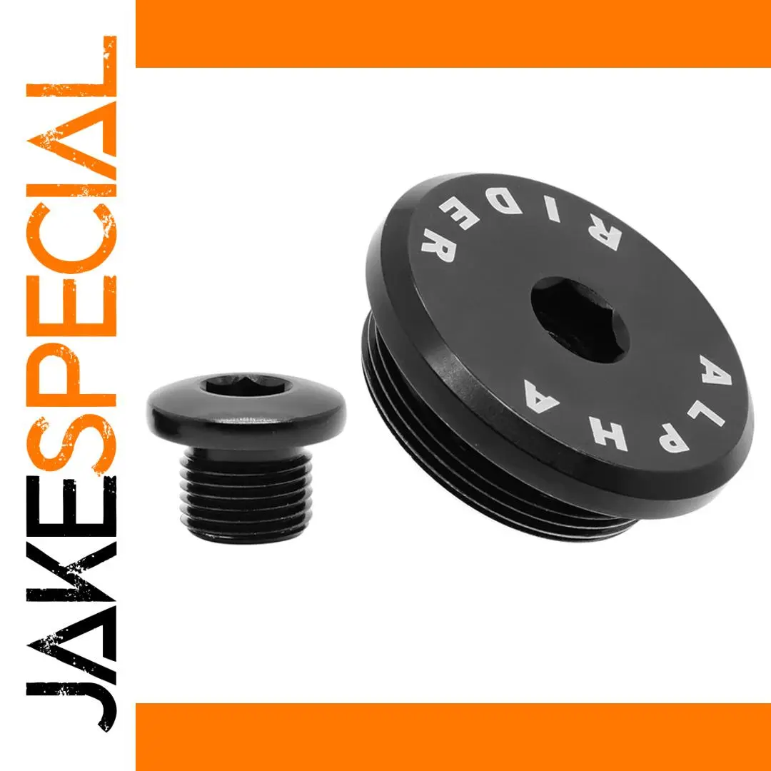 Black Anodized Aluminum Engine Plug Cover Set 1 Black Anodized Aluminum Engine Plug Cover Set