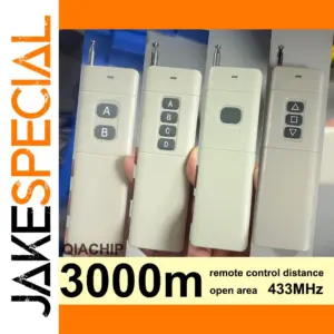 KT3000 Wireless Remote Control Switch 4 Channels 3000M