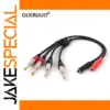 Professional 6.35mm Audio Splitter Cable 30cm/50cm