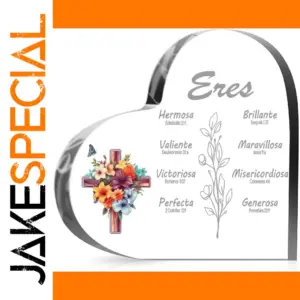 Heart-Shaped Religious Ornament DM-1756