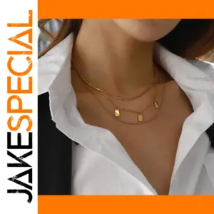 Minimalist Stainless Steel Multi-Layer Necklace