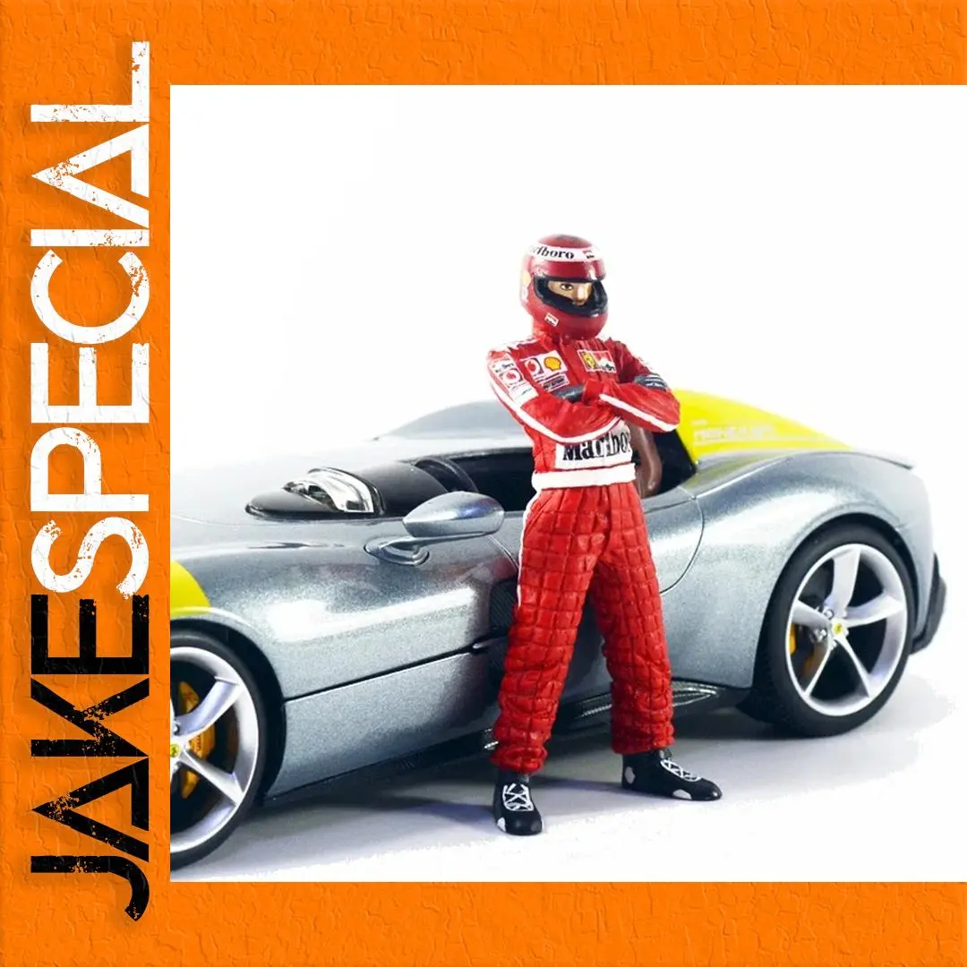 Resin Racing Driver Figurine 1:18 Scale 1 Resin Racing Driver Figurine 1:18 Scale