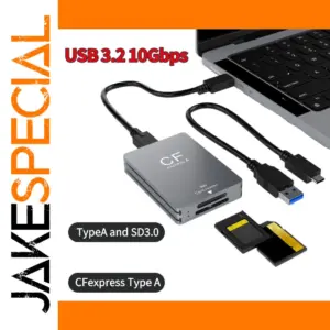 CFexpress Type A & SD Card Reader, 10Gbps USB 3.2