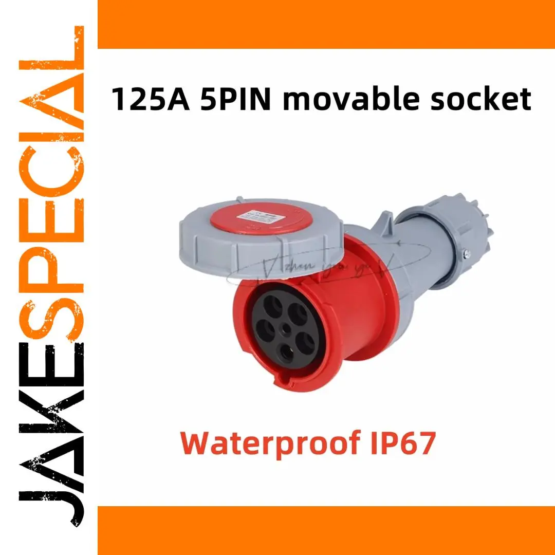 Industrial 125A Waterproof Aviation Plug 1 Industrial 125A Waterproof Aviation Plug