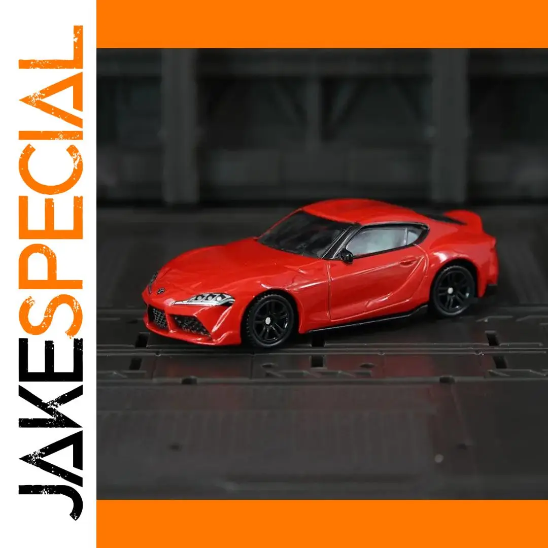 Vibrant Red Toyota GR Supra Diecast Model 1 Vibrant Red Toyota GR Supra Diecast Model