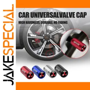 Metal Carbon Fiber Tire Valve Caps Set