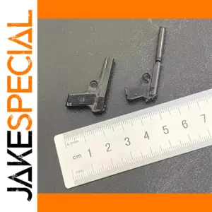 12-Inch Scale Soldier Alloy Pistol for Action Figures