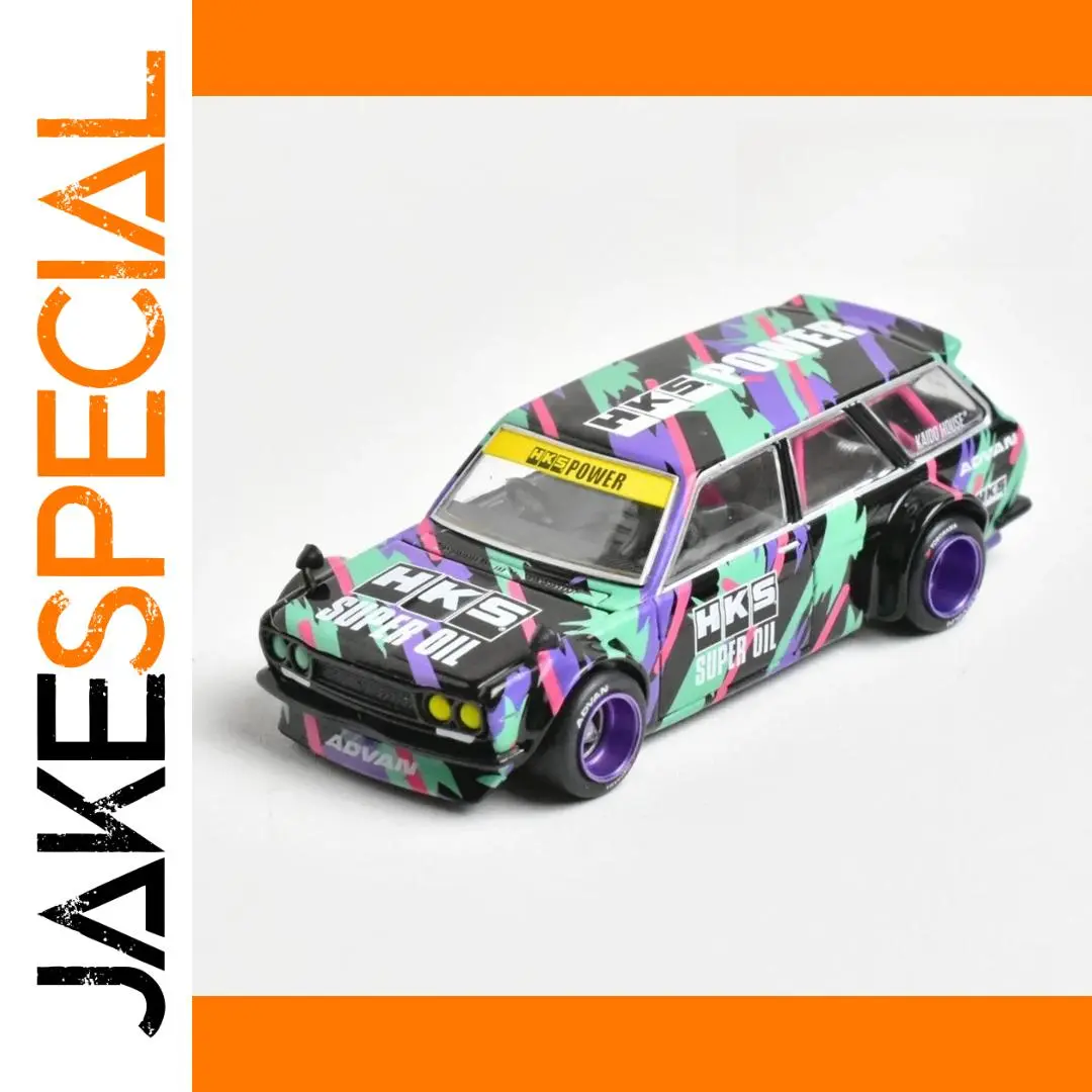 Datsun 510 Wagon 1:64 Scale Diecast Model 1 Datsun 510 Wagon 1:64 Scale Diecast Model