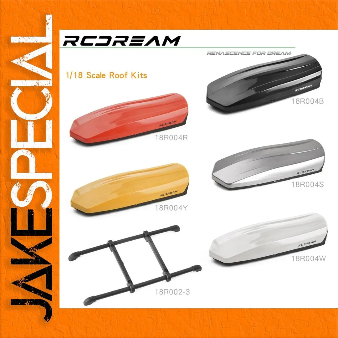 RC Car Roof Rack and Box Set for 1/12-1/24 Models 1 RC Car Roof Rack and Box Set for 1/12-1/24 Models