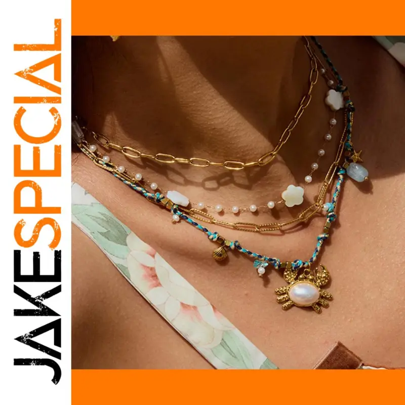 Discover the Ocean-Themed Stainless Steel Necklace with Crab for Elegant Nautical Style 1 e8a681ec0f304eb2a10e43ce product image