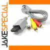Wii AV Extension Cable 1.8m with Gold RCA Connectors