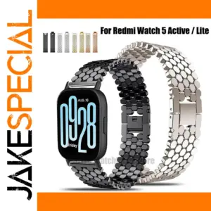 Luxury Stainless Steel Strap for Xiaomi Redmi Watch 5