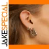 Trendy Stainless Steel U-Shaped Earrings