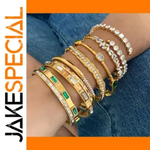 Stainless Steel Gold-Color Jewelry Set