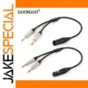 Multi-Colored XLR to Dual 6.35 Splitter Cable