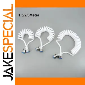 Modern White Flexible Spring Shower Hose