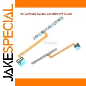 Vibrant Orange Galaxy S25 Ultra Side Key Flex Cable