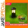 Miniature Garden Lamp Set with Colored LEDs