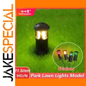 Miniature Garden Lamp Set with Colored LEDs