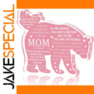 Mama Bear Heartfelt Desk Plaque