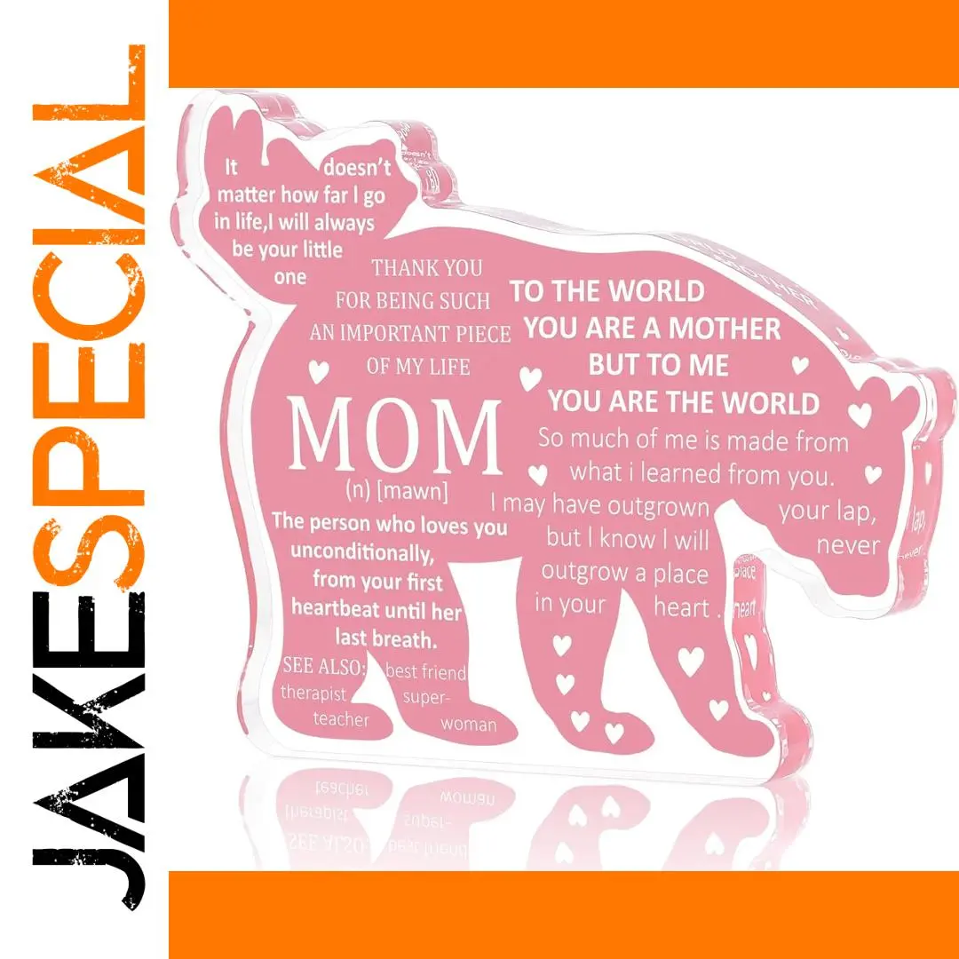 Mama Bear Heartfelt Desk Plaque 1 Mama Bear Heartfelt Desk Plaque