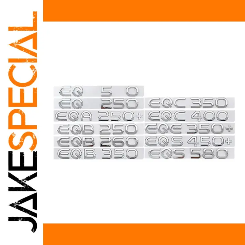 Elevate Your Vehicle with the Mercedes-Benz EQ Model Badge Set 1 e9481a7f04df456f9d3a06a7 product image