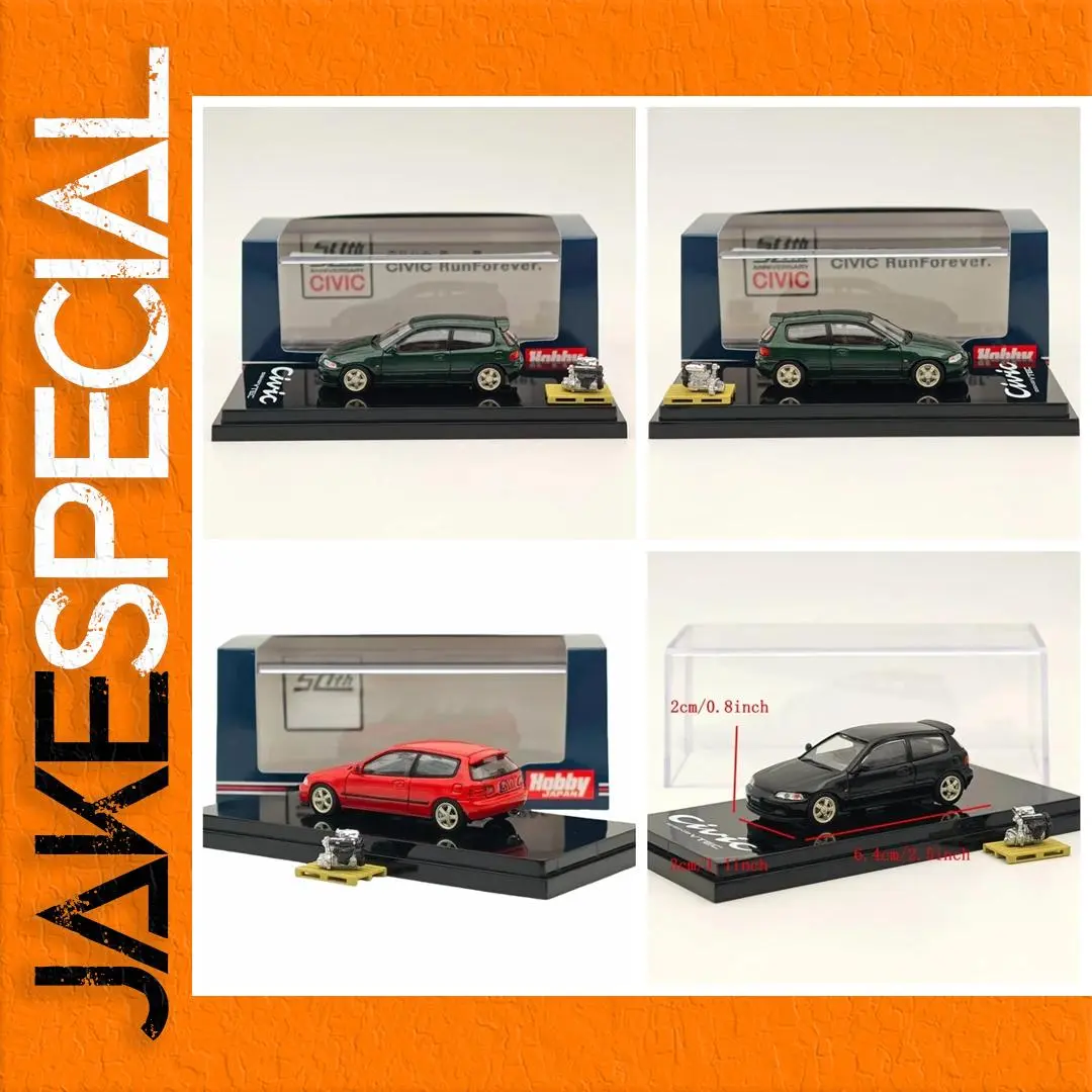 Detailed Honda Civic EG6 Diecast Model 1:64 Scale 1 Detailed Honda Civic EG6 Diecast Model 1:64 Scale