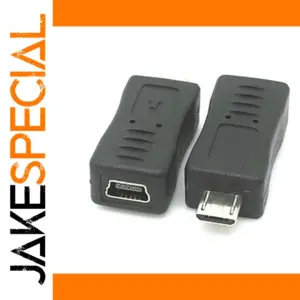 Micro USB to Mini USB Adapter for Data Transfer