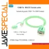 Pastel Green USB to RS232 Serial Cable 1m