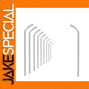 N Scale Metal Lamppost Set with Bright LEDs